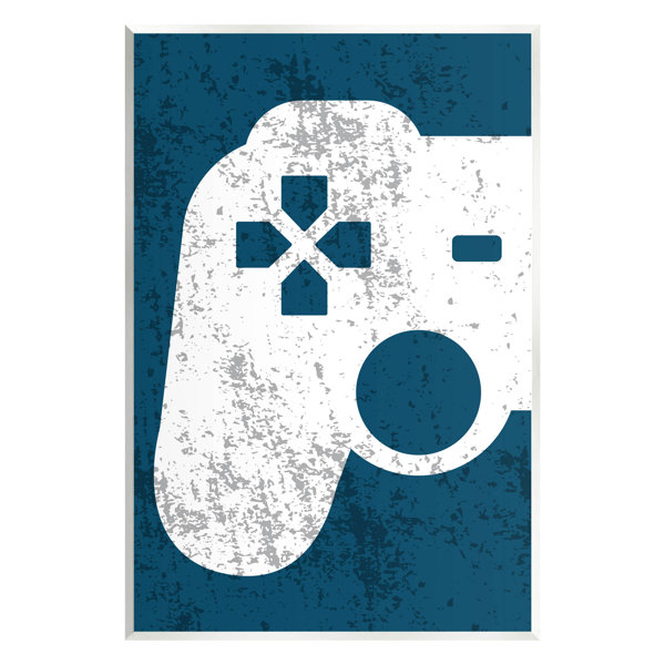 Stupell Industries Distressed Game Controller Shape by Kim Allen